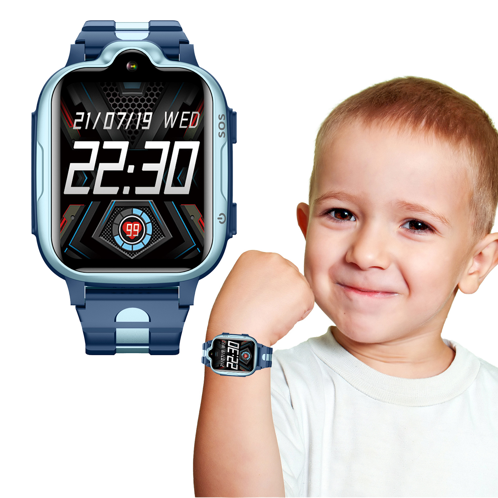 Smartwatch Digital Watches For Kid Girl - 4G Smart Kids Watch Video Call