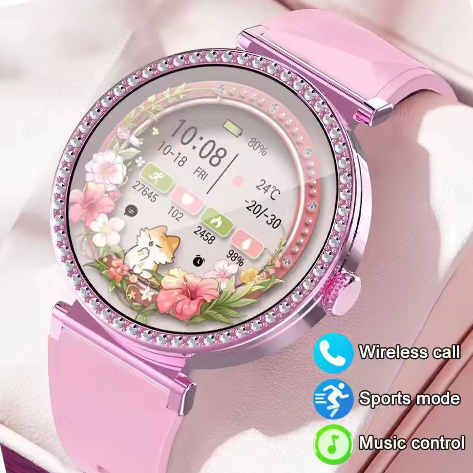 Watches Ladies Smartwatch - Smartwatch Luxury Fashion Female Physiological Reminder