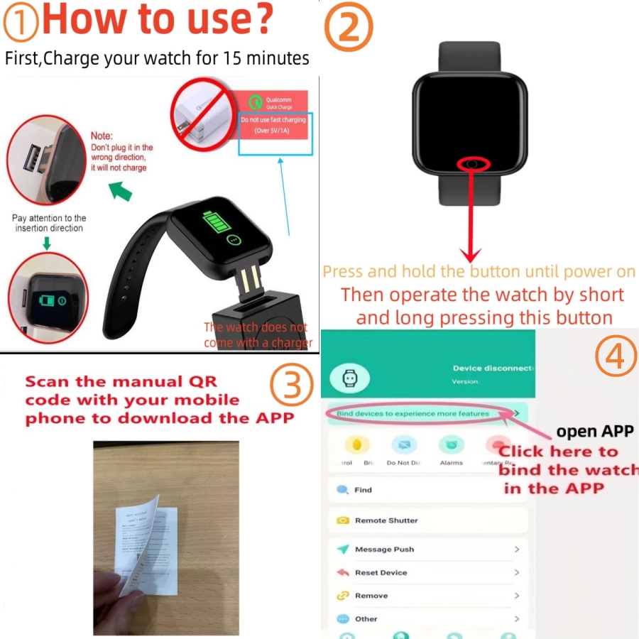Multifunction Smart Watch For  - Smartwatch Watches For Girls review and price