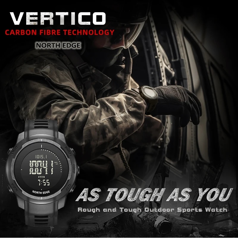 NORTH EDGE VERTICO Altimeter B - Altimeter Compass Watch review and price
