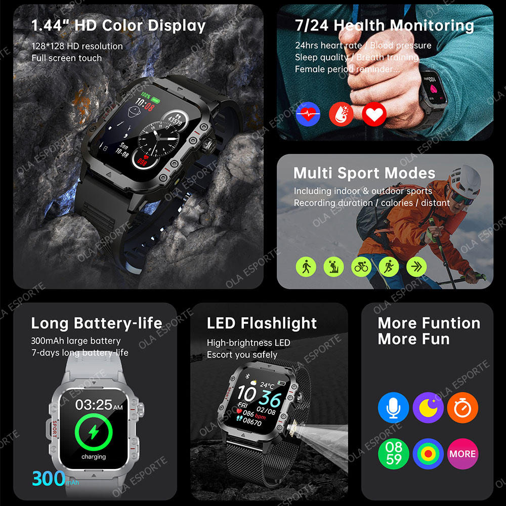 2026 New Rugged Military GPS S - Smartwatch Watches For Women With Gps review and price