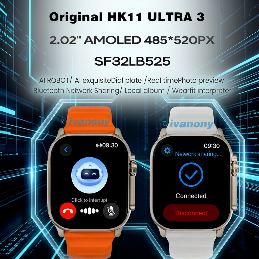 New Smart Watch HK11 Ultra 3 4 - Smartwatch Watches For Girls review and price