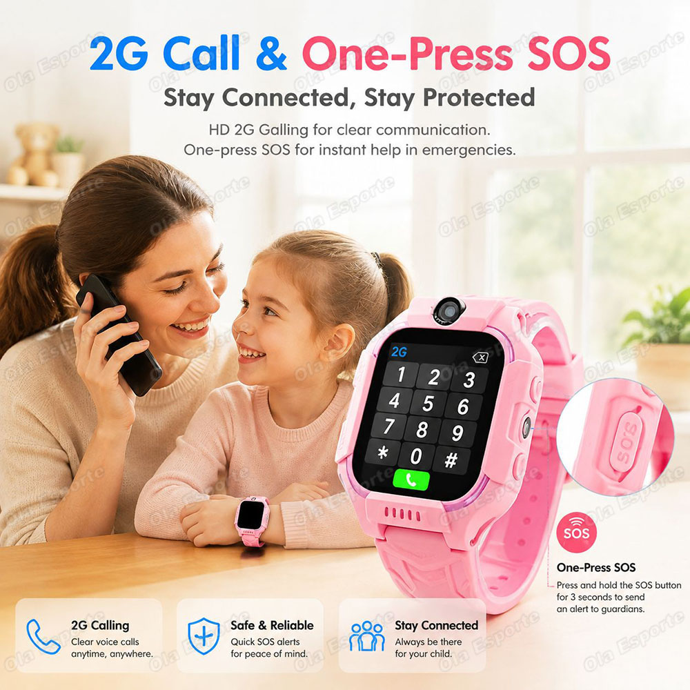 2026 New 5G Kids GPS Smart Wat - Smartwatch Watches For Girls review and price