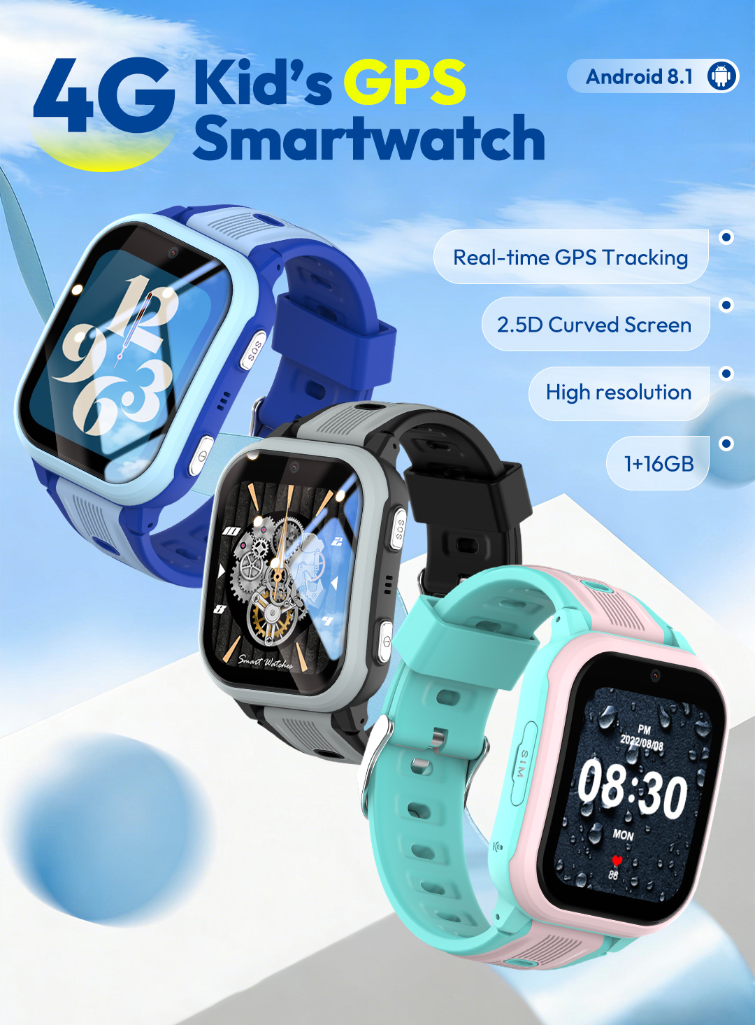 KT41 Smart Watch - 4G Phone Ch - Smartwatch Watches For Kids With Gps review and price