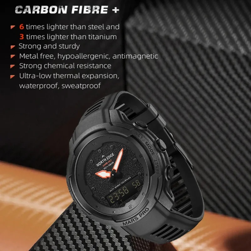 NORTH EDGE Men's Outdoor Sport - Altimeter Compass Watch review and price