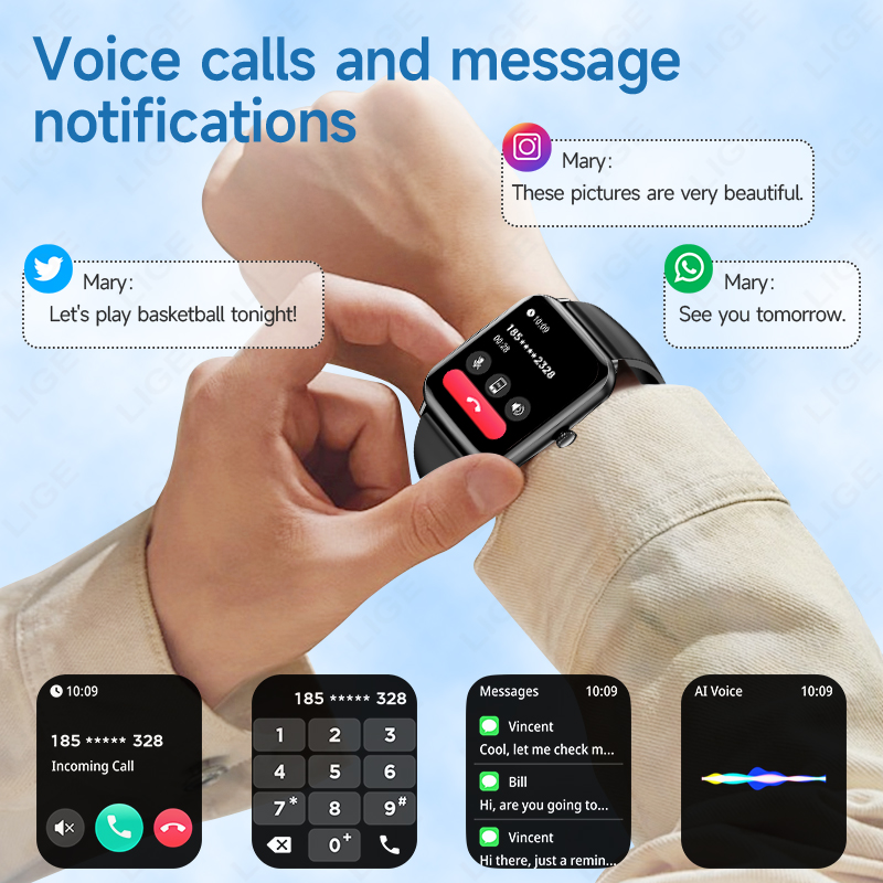 LIGE Smart Watch for Women Men - Watches Ladies Smartwatch review and price