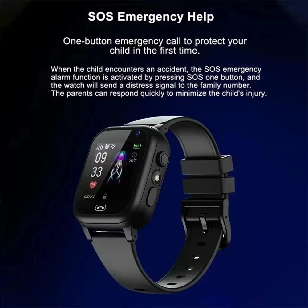 Lenovo 2026 New 4G GPS Kids Sm - Smartwatch Watches For Kids With Gps review and price